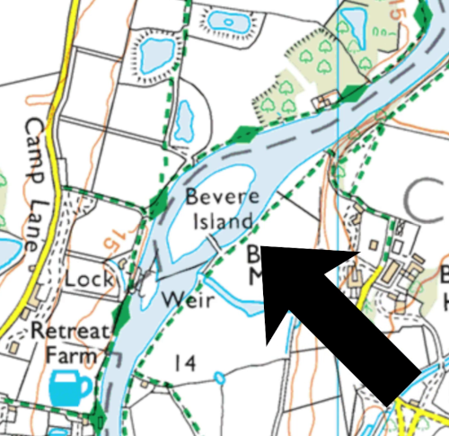 Bevere map Bevere map