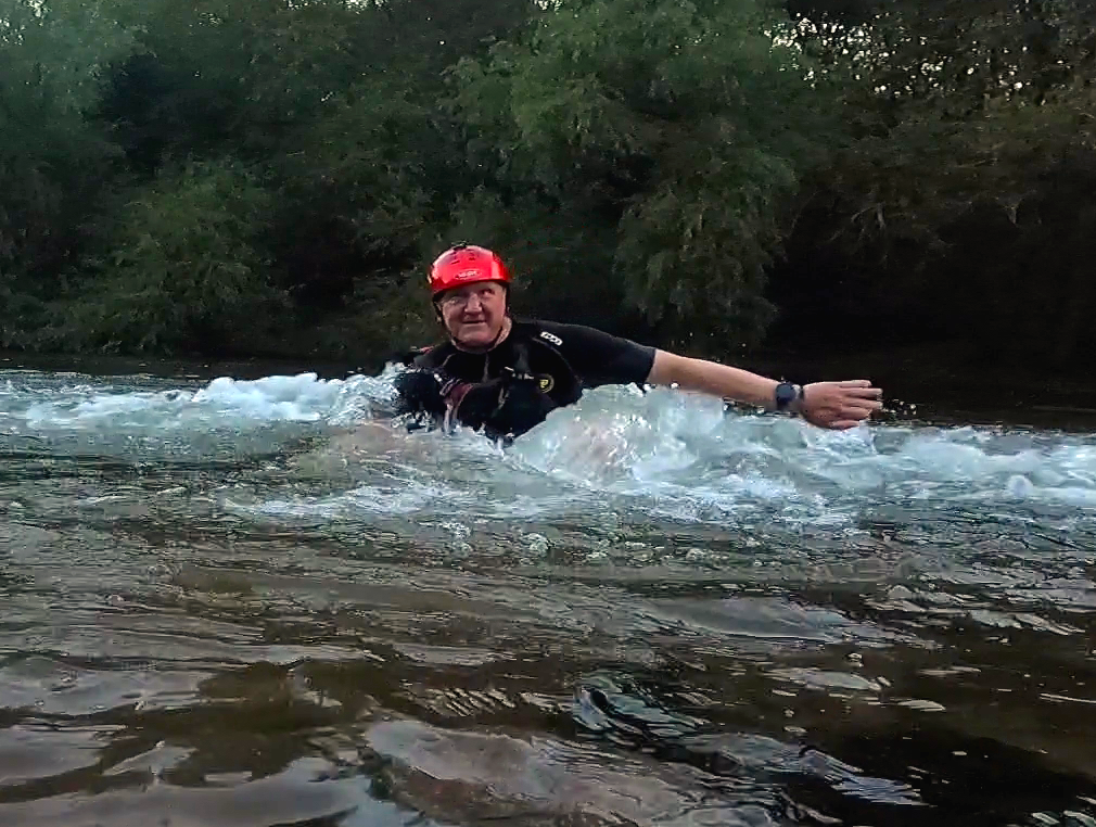 Dave swimming Dave swimming