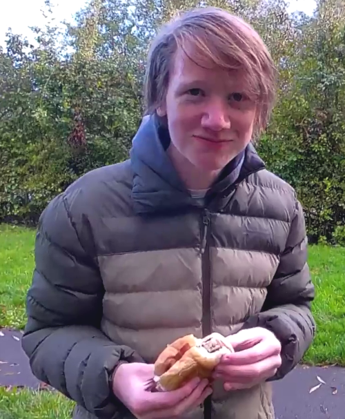 Ed eating Ed eating