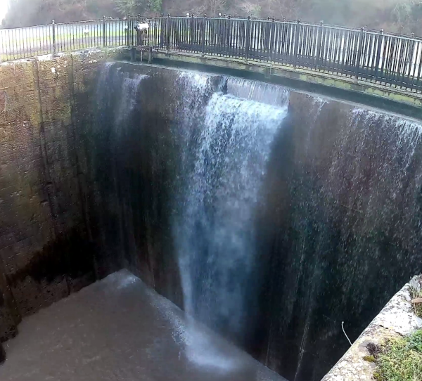 Waterfall at Sharpness Waterfall at Sharpness