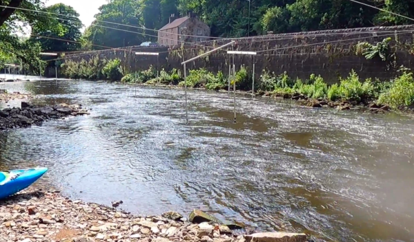 Matlock slalom course middle